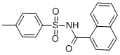 CAS 登录号：81589-31-3， 4-甲基-N-(萘-1-羰基)-苯磺酰胺