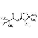 CAS#: 816455-97-7, (1Z)-3,3-Dimethyl-1-(3,4,4-trimethyl-1,3-thiazolidin-2-ylidene)-2-butanone