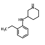 CAS 登录号：816468-34-5， N-(2-乙基苯基)-3-哌啶胺