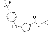 CAS#: 816468-48-1, 2-Methyl-2-propanyl 3-{[4-(trifluoromethyl)phenyl]amino}-1-pyrrolidinecarboxylate