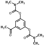 CAS 登录号：81732-48-1， 5-乙酰基-1,3-亚苯基二(二甲基氨基甲酸酯)