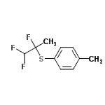 CAS#: 817562-60-0, 1-Methyl-4-[(1,1,2-trifluoro-2-propanyl)sulfanyl]benzene