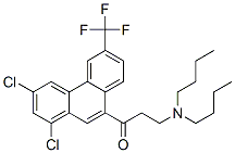CAS#: 81760-57-8, 3-(Dibutylamino)-1-[1,3-Dichloro-6-(Trifluoromethyl)-9-Phenanthryl]Propan-1-One