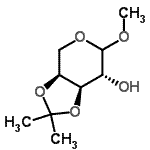 CAS 登录号：817620-70-5， 甲基3,4-O-异亚丙基-L-阿拉伯糖吡喃糖苷
