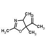CAS#: 81810-74-4, 1-(2,4,5-Trimethyl-4,5-dihydro-1,3-oxazol-5-yl)ethanone