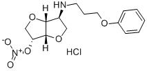 CAS#: 81844-66-8, 1,4:3,6-Dianhydro-2-deoxy-2-((3-phenyloxypropyl)amino)-D-Glucitol 5-nitrate, monohydrochloride