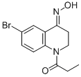 CAS 登录号:81892-47-9, 6-溴-2,3-二氢-1-(1-氧代丙基)-4(1H)-喹啉酮 4-肟