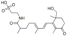 CAS#: 81957-68-8, 2-((8-(6-(Hydroxymethyl)-2,6-Dimethyl-3-Oxo-1-Cyclohexen-1-Yl)-2,6-Dimethyl-1-Oxo-5,7-Octadienyl)Amino)-Ethanesulfonic Acid