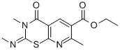 CAS#: 81960-09-0, 3,4-Dihydro-3,7-Dimethyl-2-(Methylimino)-4-Oxo-2H-Pyrido(3,2-E)(1,3)Thiazine-6-Carboxylic Acid Ethyl Ester