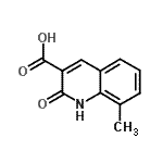 CAS#: 81963-07-7, 8-Methyl-2-oxo-1,2-dihydro-3-quinolinecarboxylic acid
