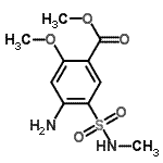 CAS 登录号：81982-30-1， 甲基4-氨基-2-甲氧基-5-(甲基氨基磺酰基)苯甲酸酯