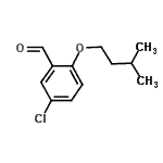 CAS#: 81995-29-1, 5-Chloro-2-(3-methylbutoxy)benzaldehyde
