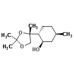 CAS#: 820208-73-9, (1R,2R,5R)-5-Methyl-2-[(4R)-2,2,4-trimethyl-1,3-dioxolan-4-yl]cyclohexanol
