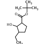 CAS#: 820236-40-6, 2-Methyl-2-propanyl 3-ethyl-2-hydroxycyclopentanecarboxylate