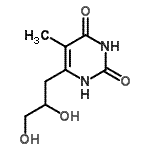 CAS#: 820966-05-0, 6-(2,3-Dihydroxypropyl)-5-methyl-2,4(1H,3H)-pyrimidinedione