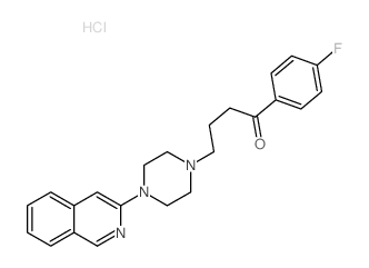 CAS 登录号：82117-52-0， 1-(4-氟苯基)-4-[4-(3-异喹啉基)-1-哌嗪基]丁烷-1-酮盐酸盐