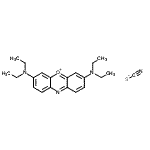 CAS#: 82142-14-1, 3,7-Bis(diethylamino)phenoxazin-5-ium thiocyanate