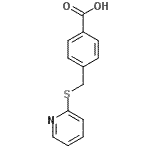 CAS#: 82145-80-0, 4-[(2-Pyridinylsulfanyl)methyl]benzoic acid