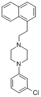 CAS#: 82205-87-6, 1-(3-Chlorophenyl)-4-(2-(1-Naphthalenyl)Ethyl)Piperazine