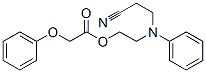 CAS 登录号：82206-29-9， 2-[(2-氰基乙基)苯基氨基]乙基苯氧基乙酸酯