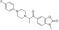 CAS#: 82211-65-2, 6-(2-(4-(4-Fluorophenyl)-1-Piperazinyl)Propionyl)-3 -Methyl-2-Benzoxazolinone