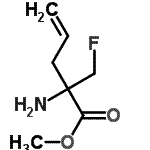 CAS 登录号：82212-73-5， 甲基2-氨基-2-(氟甲基)-4-戊烯酸酯