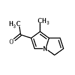 CAS#: 82217-97-8, 1-(7-Methyl-3H-pyrrolizin-6-yl)ethanone