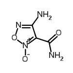 CAS#: 82295-76-9, 4-Amino-1,2,5-oxadiazole-3-carboxamide 2-oxide