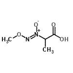 CAS#: 82385-71-5, 2-[(Z)-Methoxy-azoxy]propanoic acid