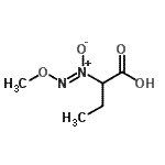 CAS#: 82385-72-6, 2-[(Z)-Methoxy-azoxy]butanoic acid