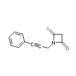 CAS#: 82393-83-7, 1-(3-Phenyl-2-propyn-1-yl)-4-thioxo-2-azetidinone
