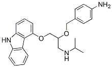 CAS#: 82408-63-7, 1-[[2-(4-Aminophenyl)-1,1-Dimethylethyl]Amino]-3-(9H-Carbazol-4-Yloxy)-2-Propanol