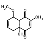 CAS#: 824427-16-9, 8-Methoxy-2,4a-dimethyl-4a,5,8,8a-tetrahydro-1,4-naphthalenedione