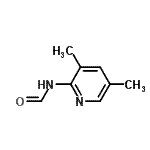 CAS 登录号：825-64-9， N-(3,5-二甲基-2-吡啶基)甲酰胺