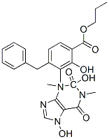 CAS 登录号:82502-10-1, 4-苄基羟基苯甲酸 2-羟基-3-(茶碱-7-醇)丙基酯