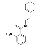 CAS 登录号：825657-70-3， 2-氨基-N-[2-(1-环己烯-1-基)乙基]苯甲酰胺