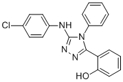 CAS#: 82619-90-7, 2-(5-((4-Chlorophenyl)Amino)-4-Phenyl-4H-1,2,4-Triazol-3-Yl)-Phenol