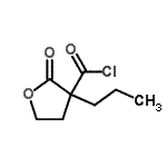 CAS#: 82672-11-5, 2-Oxo-3-propyltetrahydro-3-furancarbonyl chloride