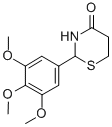 CAS 登录号：82697-76-5， 2-(3,4,5-三甲氧基苯基)-1,3-全氢噻嗪-4-酮