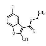 CAS#: 826990-64-1, Ethyl 5-fluoro-2-methyl-1-benzofuran-3-carboxylate