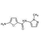 CAS#: 826991-18-8, 5-Amino-N-(1-methyl-1H-pyrazol-5-yl)-2-furamide