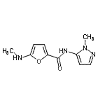 CAS#: 826991-19-9, 5-(Methylamino)-N-(1-methyl-1H-pyrazol-5-yl)-2-furamide