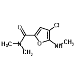 CAS#: 826991-42-8, 4-Chloro-N,N-dimethyl-5-(methylamino)-2-furamide