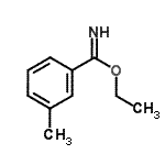 CAS#: 827-63-4, Ethyl 3-methylbenzenecarboximidate