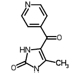 CAS 登录号：82709-64-6， (2-羟基-5-甲基-1H-咪唑-4-基)(4-吡啶基)甲酮