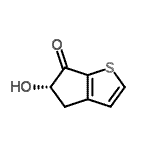 CAS#: 827609-18-7, (5S)-5-Hydroxy-4,5-dihydro-6H-cyclopenta[b]thiophen-6-one