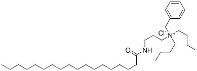 CAS 登录号：82799-32-4， 苄基二丁基[3-[(1-氧代十八烷基)氨基]丙基]氯化铵