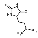 CAS 登录号：828241-24-3， 5-[2-(二甲基氨基)乙基]-2,4-咪唑烷二酮