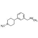 CAS#: 828243-31-8, N-Methyl-1-[3-(1-methyl-4-piperidinyl)phenyl]methanamine