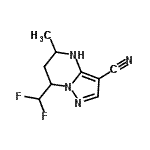 CAS#: 828272-55-5, 7-(Difluoromethyl)-5-methyl-4,5,6,7-tetrahydropyrazolo[1,5-a]pyrimidine-3-carbonitrile